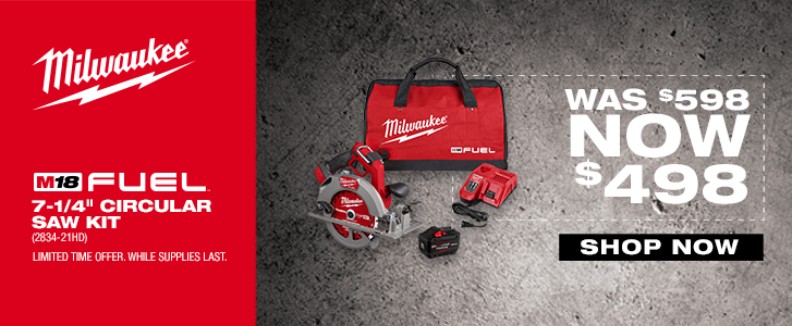 Milwaukee 2834-21HD Promotion $498.00