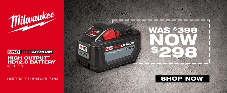 Milwaukee 48-11-1812 Promotion $298.00