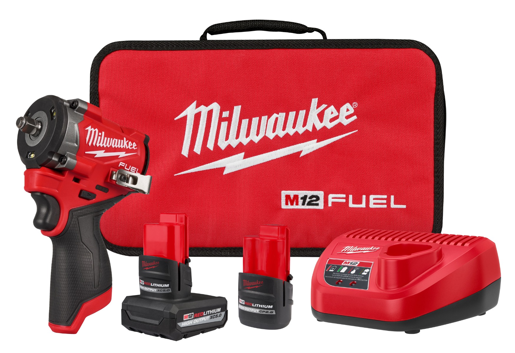 *Pre-Order* M12 FUEL™ Stubby 3/8" Impact Wrench Kit - 2562-22