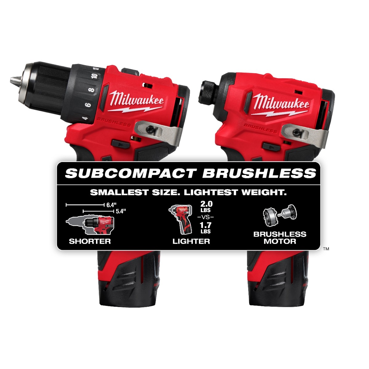 M12™ Subcompact Brushless 2-Tool Combo Kit