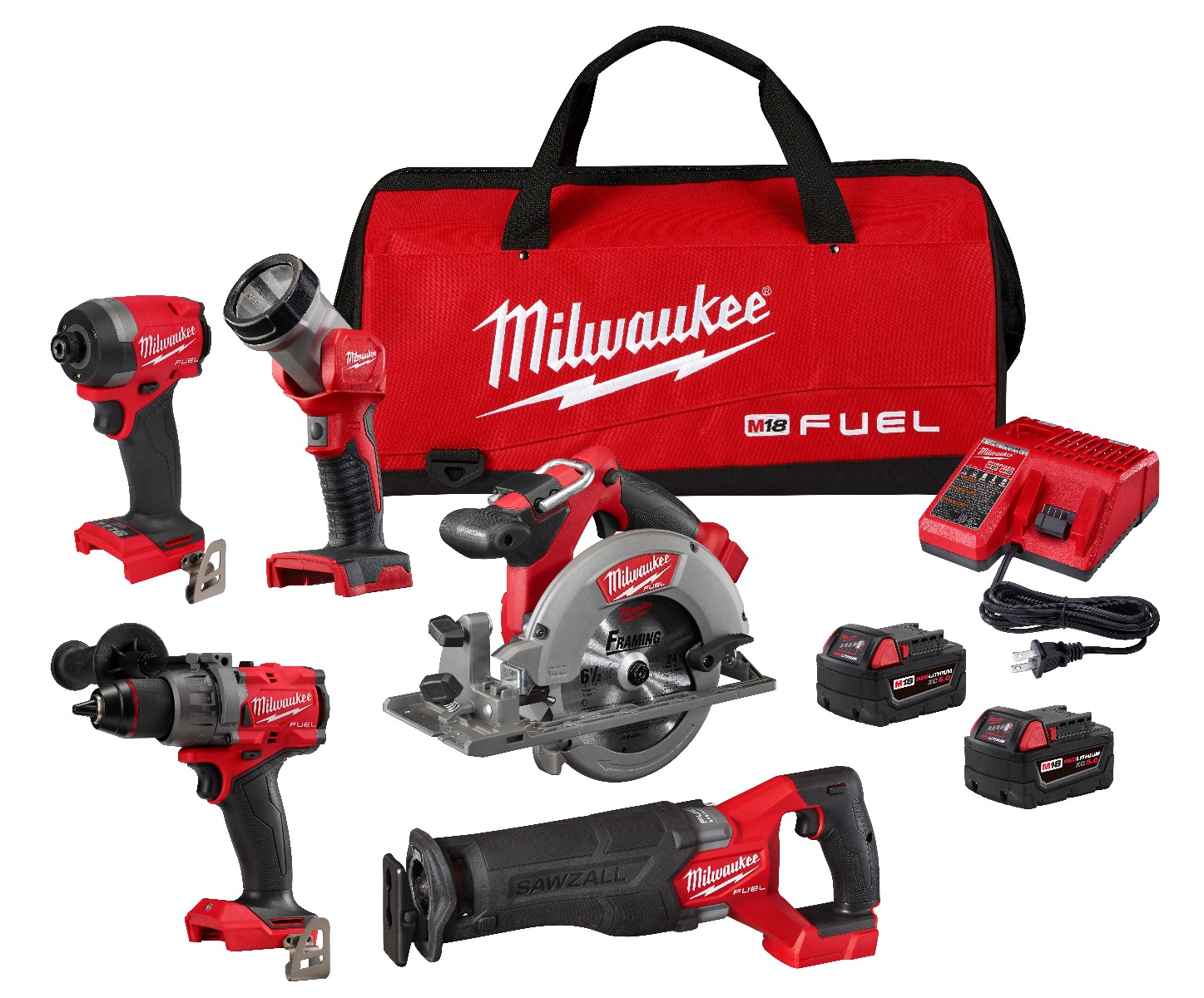 M18 FUEL™ 5-Tool Combo Kit