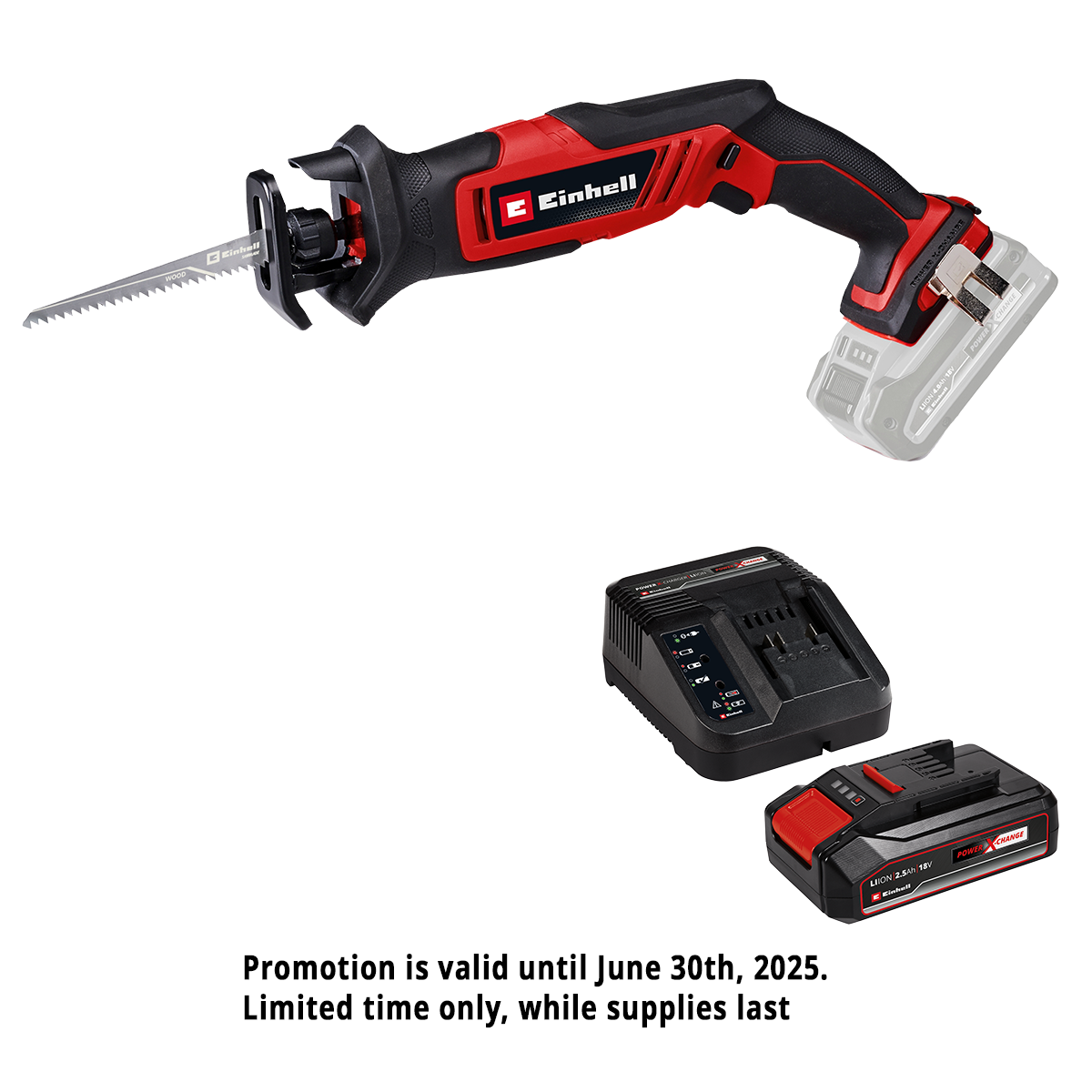 18V Cordless Compact One-handed Reciprocating Saw 