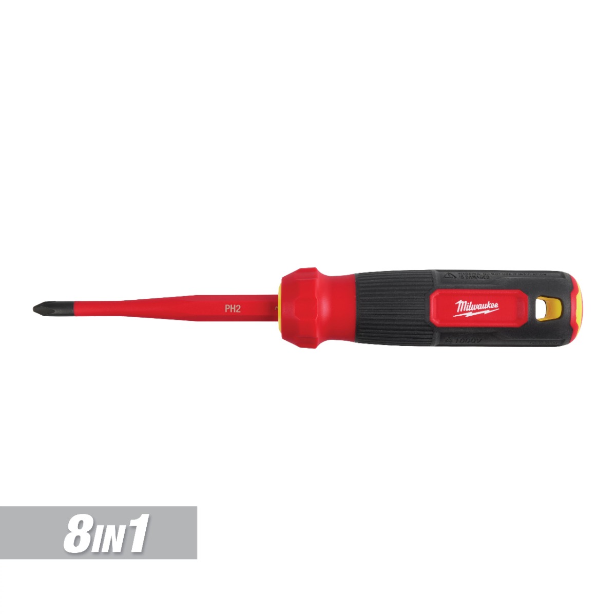 8-in-1 1000V Insulated Slim Tip Multi-Bit Screwdriver