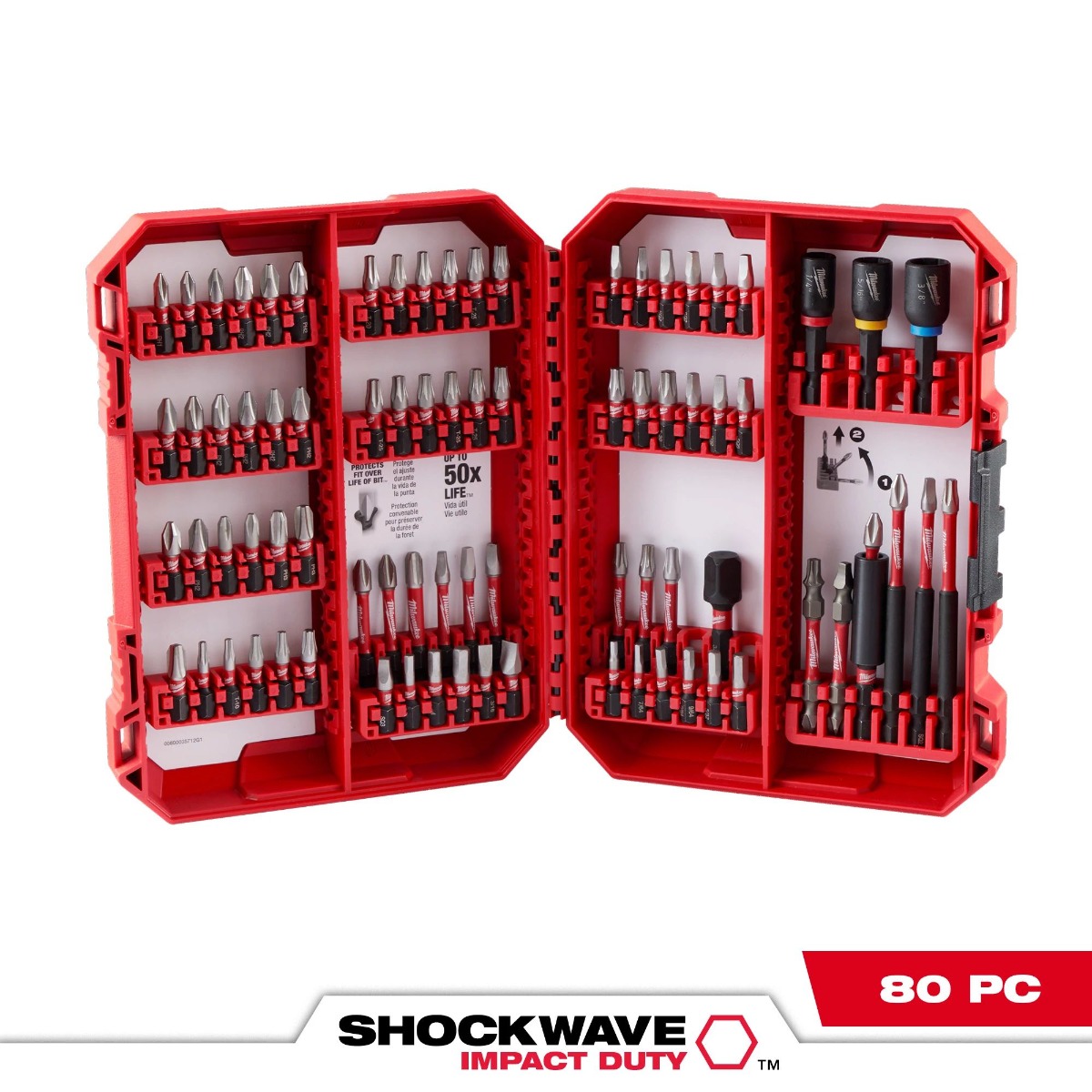 SHOCKWAVE Impact Duty™ Driver Bit Set - 80PC