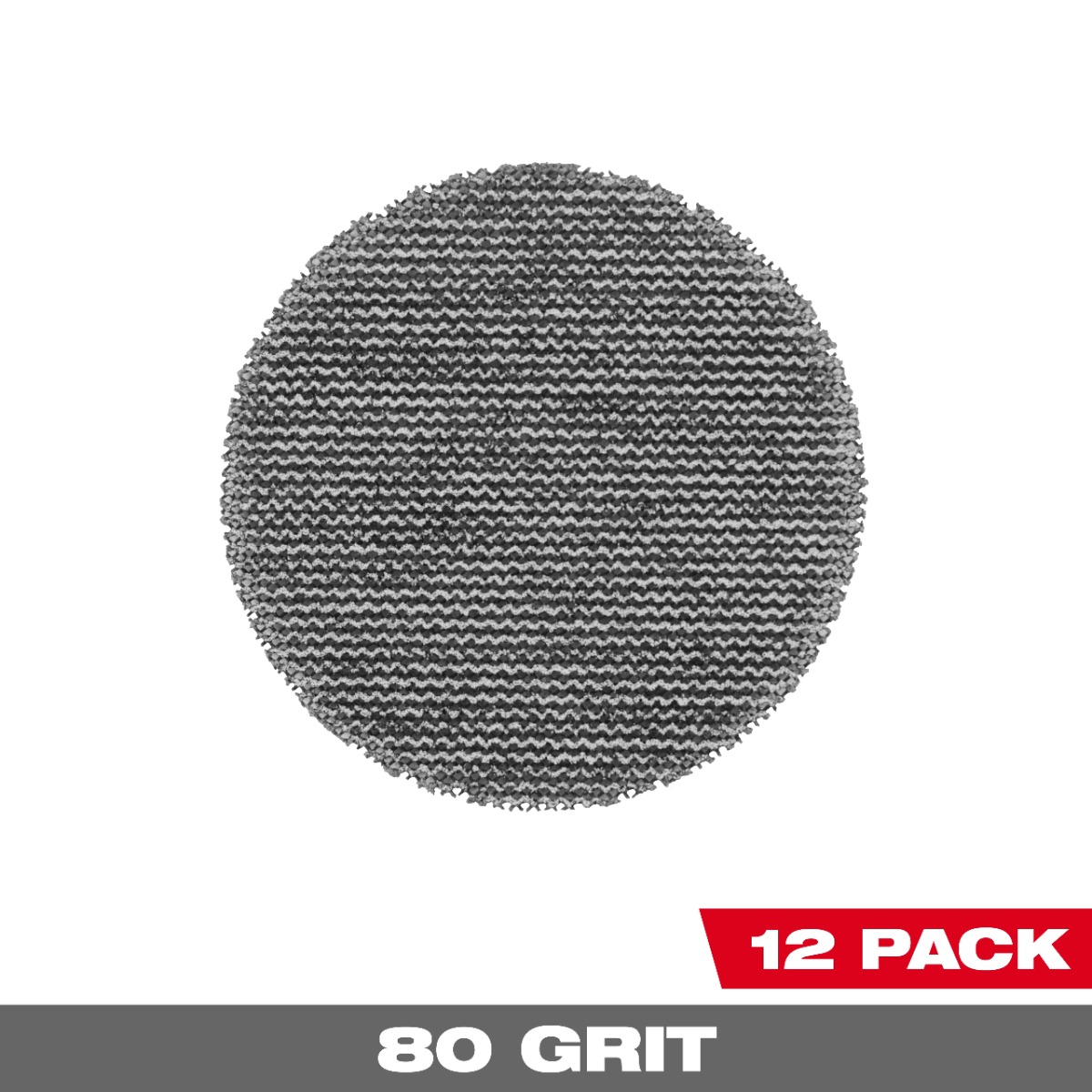 3” 80 Grit Mesh Sanding Discs with POWERGRID™ Tear Resistant Mesh – 12 pk + Pad Saver