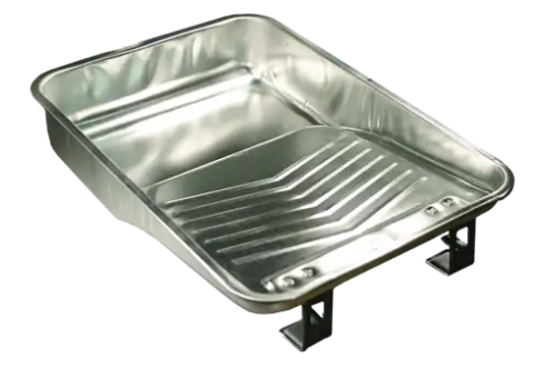 2-Quart Paint Tray - 11" Plated Metal - Box Qty 10