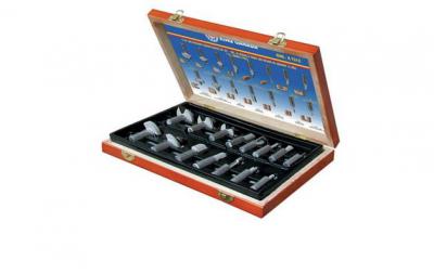 Anti-kickback Carbide 1/2" Shank Router Bit Set (15 Pc)