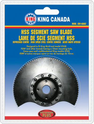 HSS Segment Saw Blade - Depressed Center