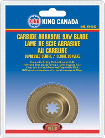 Carbide Abrasive Saw Blade - Depressed Center