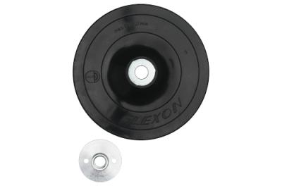 4-1/2 In. Angle Grinder Accessory Rubber Backing Pad with Lock Nut