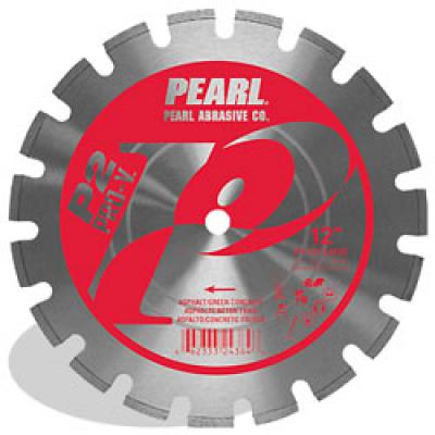 12 x .125 x 1, 20mm Pearl P2 Pro-V™ Asphalt & Green Concrete Segmented Blade, 10mm Rim