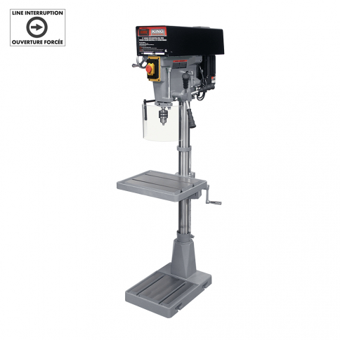 15'' VARIABLE SPEED INDUSTRIAL DRILL PRESS