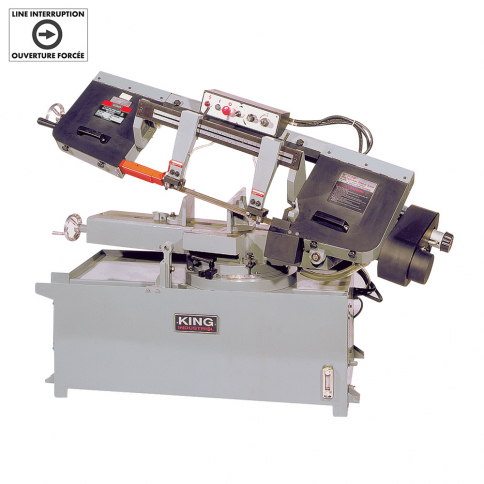 KING 9" X 18" METAL CUTTING SWIVEL BANDSAW (600V, 3 PHASE)