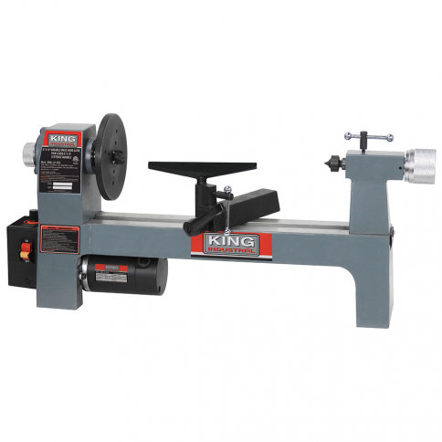 KING 8'' X 13'' VARIABLE SPEED WOOD LATHE