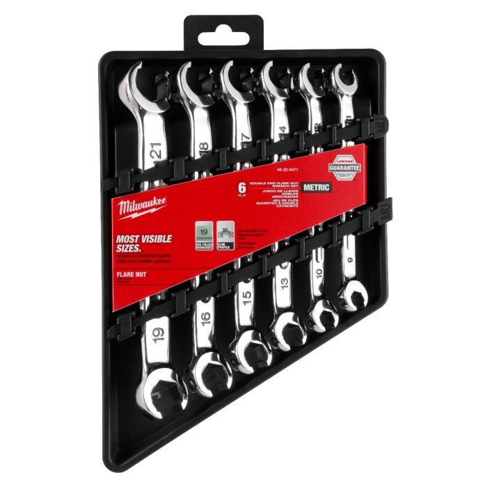 Flare wrench store set metric