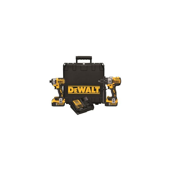 Dewalt dck299p2 20v max xr 5.0 ah on sale premium cordless hammerdrill & impact driver combo kit