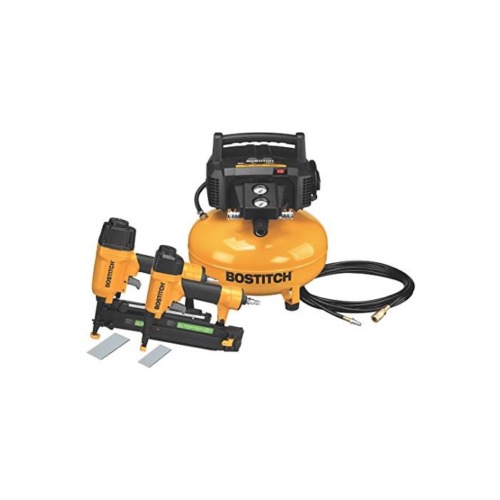 2 Piece Nailer and Compressor Combo Kit