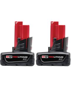 M12 12-Volt Lithium-Ion REDLITHIUM XC3.0 Extended Capacity Battery Pack - 2 Pack