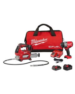 M18 FUEL™ 1/2" HTIW w/ Friction Ring & Grease Gun Combo Kit