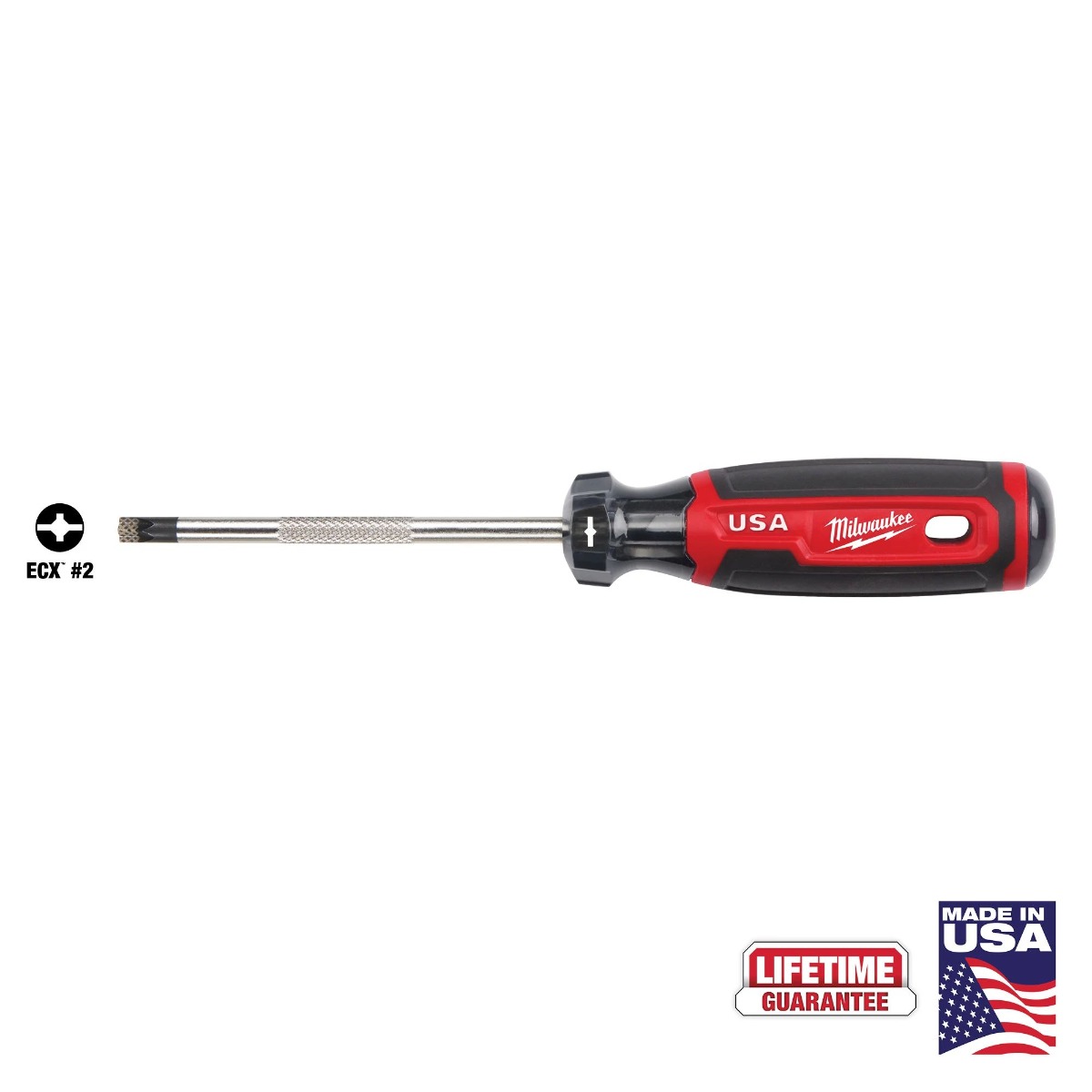 #2 ECX 4" Cushion Grip Screwdriver (USA)