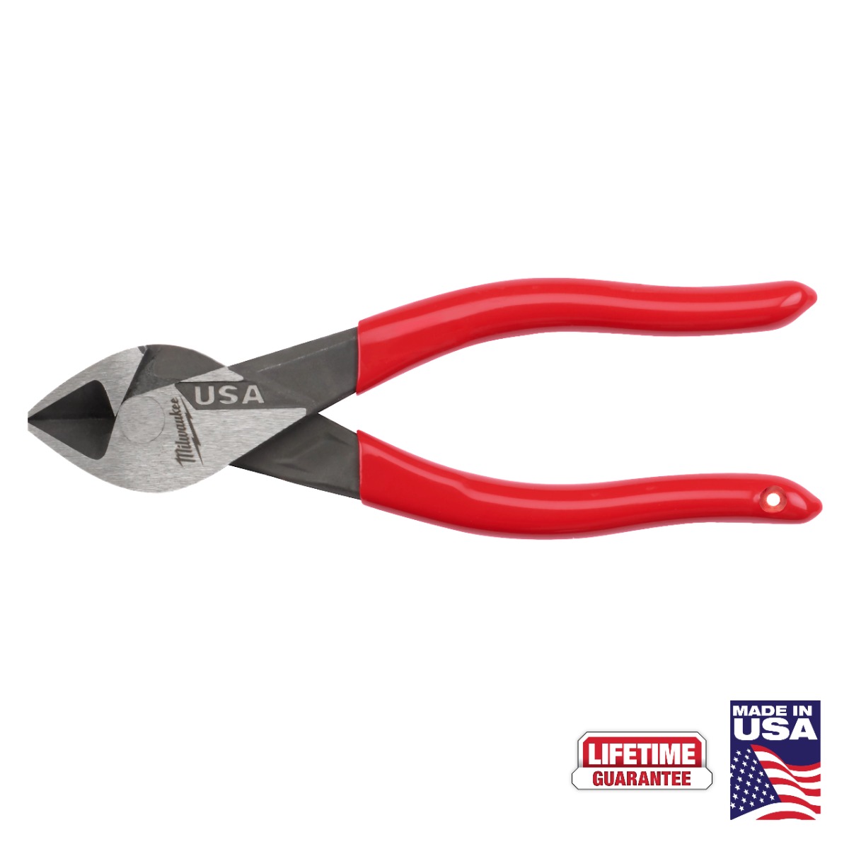 6" Diagonal Dipped Grip Cutting Pliers (USA)