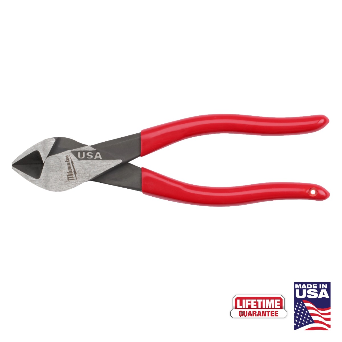 7" Diagonal Dipped Grip Cutting Pliers (USA)